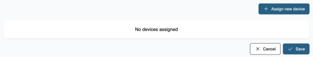 Click on edit to assign devices to the extension.